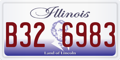IL license plate B326983