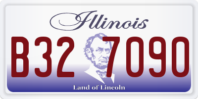 IL license plate B327090