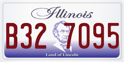 IL license plate B327095