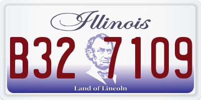 IL license plate B327109