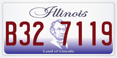 IL license plate B327119