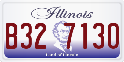 IL license plate B327130