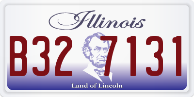 IL license plate B327131