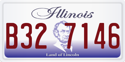 IL license plate B327146