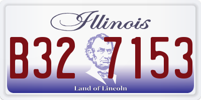 IL license plate B327153
