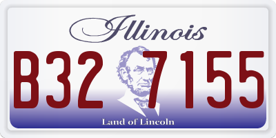 IL license plate B327155