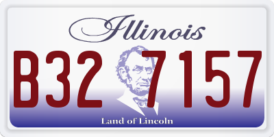IL license plate B327157