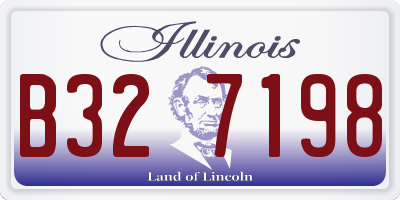IL license plate B327198