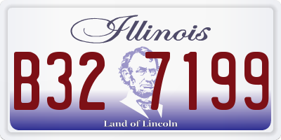 IL license plate B327199