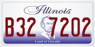 IL license plate B327202