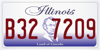 IL license plate B327209