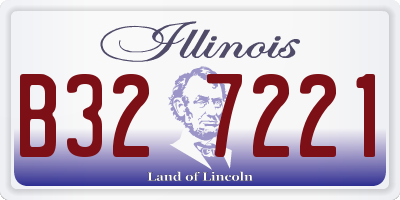 IL license plate B327221