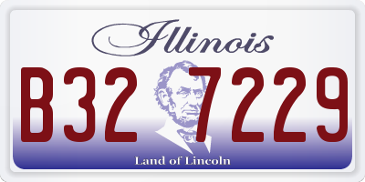 IL license plate B327229