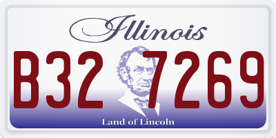 IL license plate B327269
