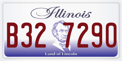 IL license plate B327290