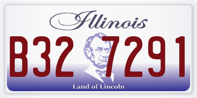 IL license plate B327291