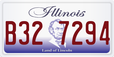 IL license plate B327294