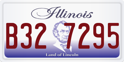 IL license plate B327295