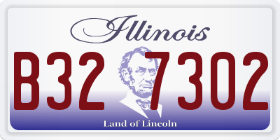 IL license plate B327302