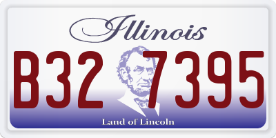 IL license plate B327395