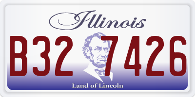 IL license plate B327426