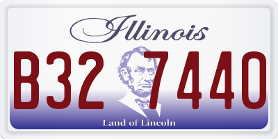 IL license plate B327440