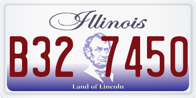 IL license plate B327450