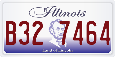 IL license plate B327464
