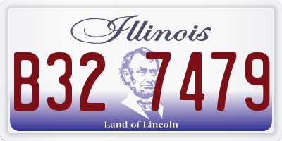 IL license plate B327479