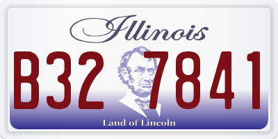 IL license plate B327841