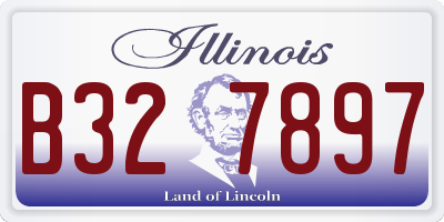 IL license plate B327897