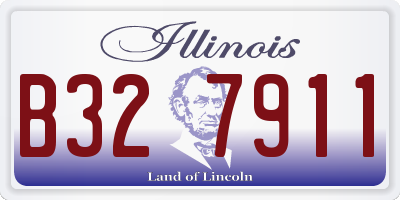 IL license plate B327911