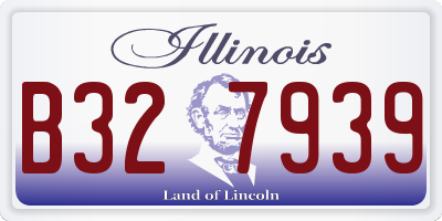 IL license plate B327939