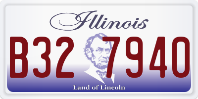IL license plate B327940