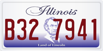 IL license plate B327941