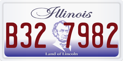 IL license plate B327982