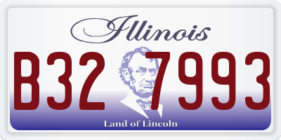 IL license plate B327993