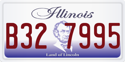 IL license plate B327995