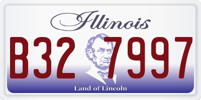 IL license plate B327997