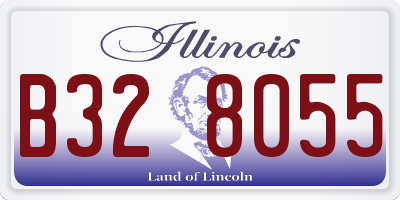 IL license plate B328055