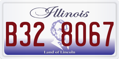 IL license plate B328067