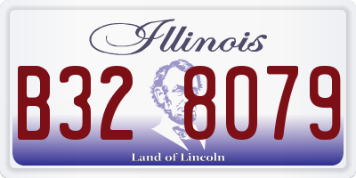 IL license plate B328079