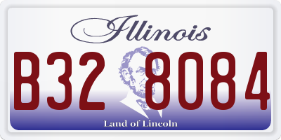 IL license plate B328084