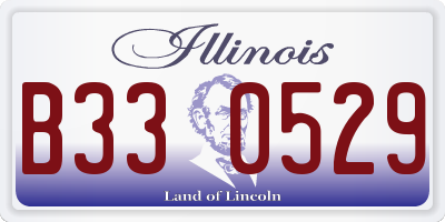 IL license plate B330529