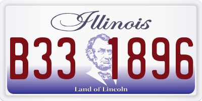 IL license plate B331896