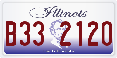 IL license plate B332120