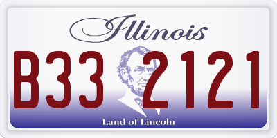 IL license plate B332121