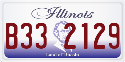 IL license plate B332129