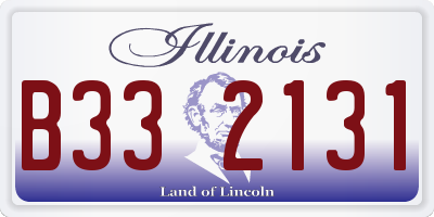 IL license plate B332131