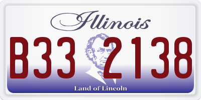 IL license plate B332138